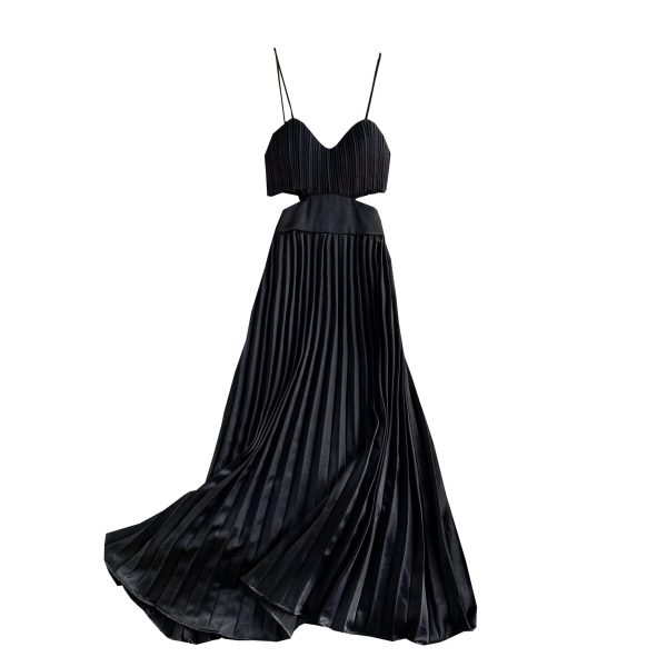 Summer new temperament socialite high-end skirt pleated condole fashionable dress - Image 6