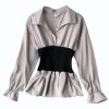 In the autumn of the new v-neck shirt joker temperament show thin waist western style jacket long sleeve - Image 6