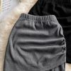 Solid Color Temperament Irregular Skirt Summer New High Waist Slim Slimming A- line Sheath Skirt Short Skirt - Image 7