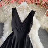 Evening Dress New Elegant Slimming Small V-neck Dress Sleeveless Socialite Dress Host Short Dress - Image 5