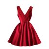 Evening Dress New Elegant Slimming Small V-neck Dress Sleeveless Socialite Dress Host Short Dress - Image 6