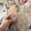 Spring French Style Vintage Court Style Embroidered Ruffled Waist Slimming Temperament Goddess Style Lace Dress - Image 4