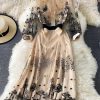 Spring French Style Vintage Court Style Embroidered Ruffled Waist Slimming Temperament Goddess Style Lace Dress - Image 7