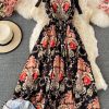 Annual Meeting High-End Evening Dress Women’s New Banquet Temperament Socialite Swing Long Dress Printing Slip Dress Summer - Image 7