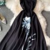 European Stationsummer New French Retro Sleeveless Vest Dress Printed Waist-Controlled Slimming Large Hem Dress - Image 7